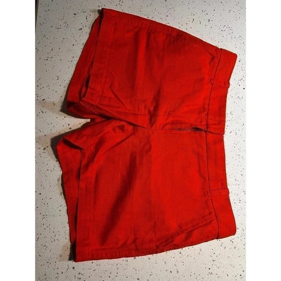 J. Crew Pants - Jay crew shorts women’s Chino 100% cotton size 10 orange